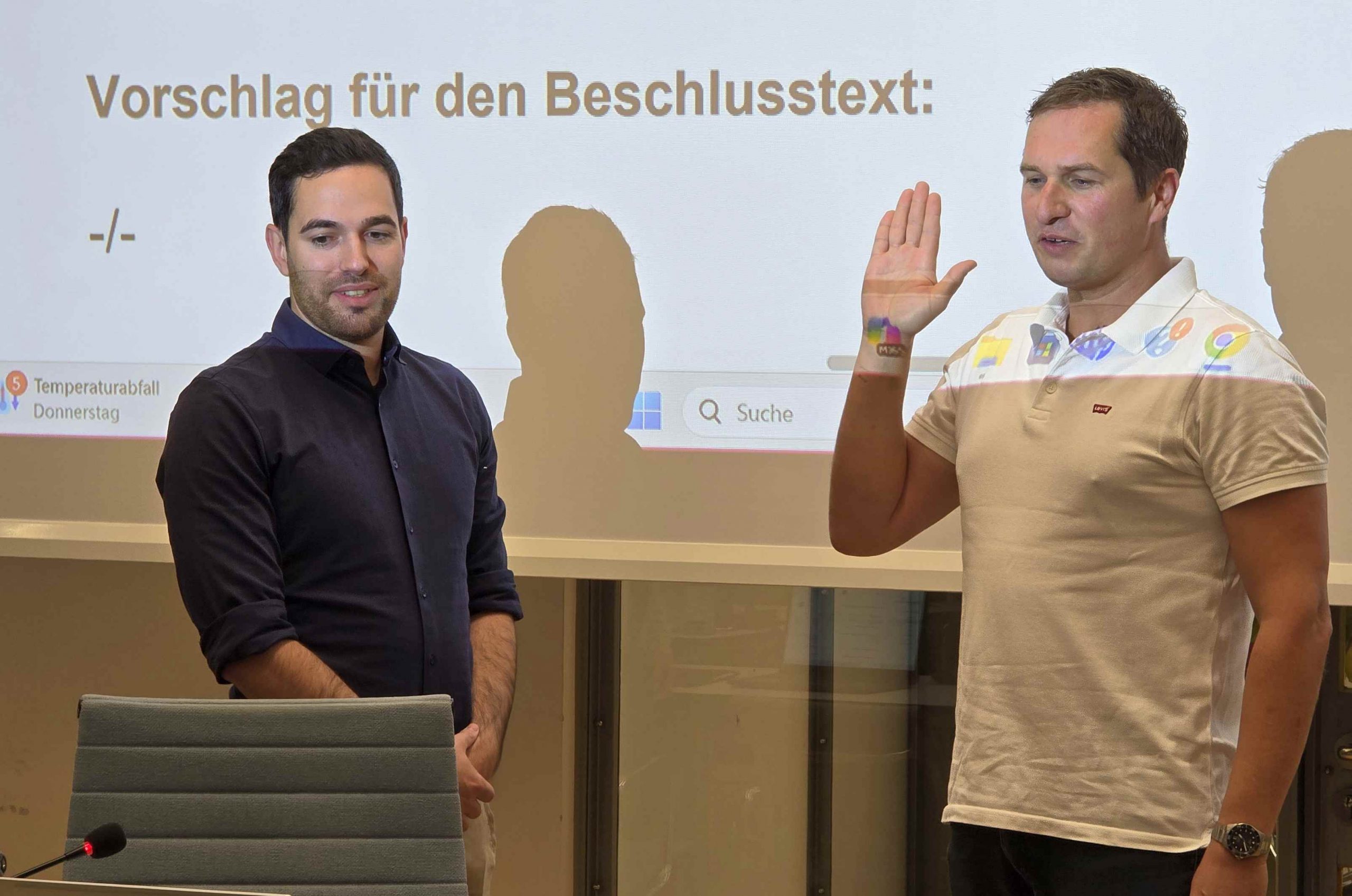 Überraschender Wechsel im Rat: Florian Stegen rückt für Dietmar Specht nach