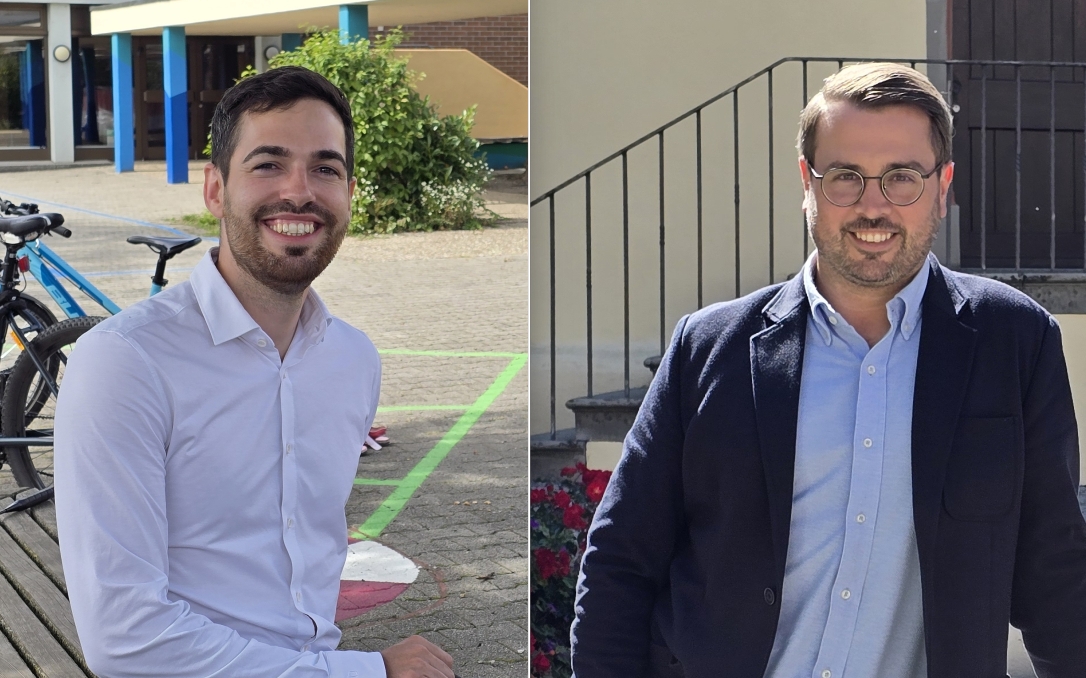 Einer der beiden wird Bürgermeister von Reichenau: Mario Streib und Philipp Stolz im direkten Vergleich